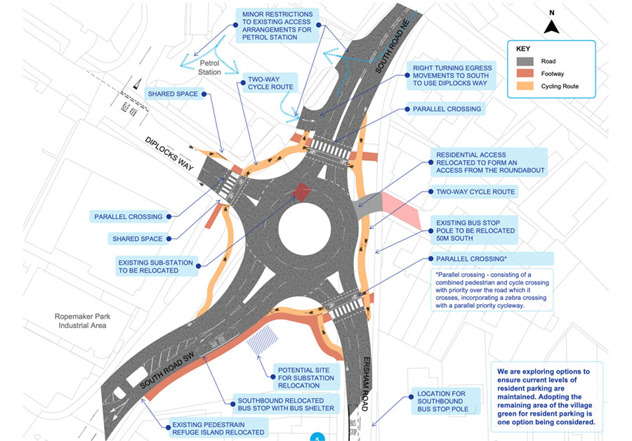 Hailsham's road infrastructure improvements move a step closer