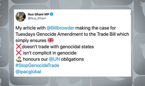 Genocide Amendment to the Trade Bill 