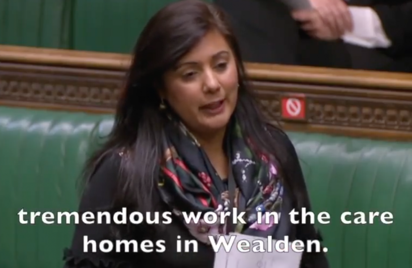 I will continue to work with representatives from Wealden care homes to ensure that they have access to testing