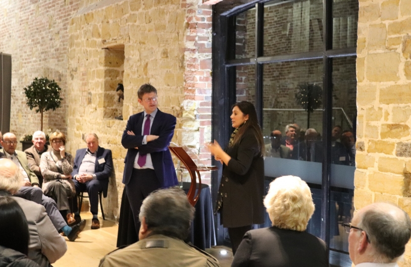Wealden's MP, Nus Ghani, advocates in Parliament for local businesses