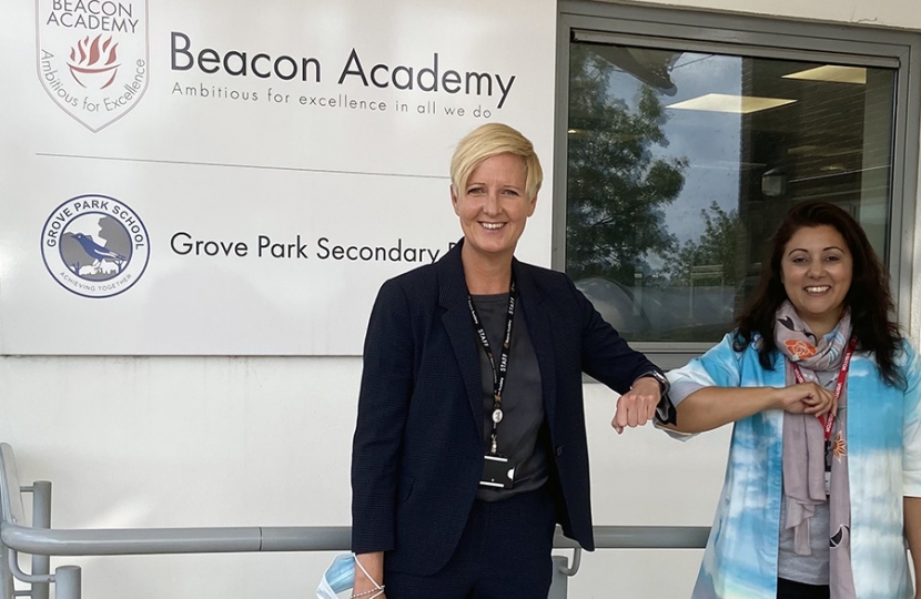 Wealden MP, Nus Ghani, delighted as £1.3 million of government support secured for Crowborough's Beacon Academy