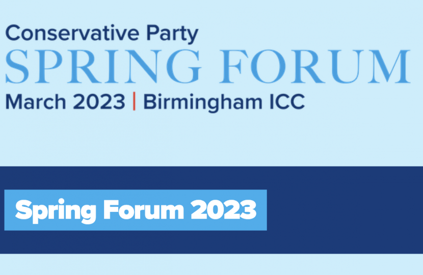 Conservative Spring Forum 2023 - Registration Now Open