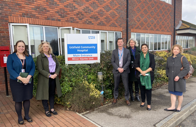 Conservatives tour Wealden's cottage hospitals and welcome plans for a new medical centre in Mayfield
