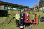 It's 'all aboard' in Groombridge for Jubilee tree planting by Wealden dignitaries